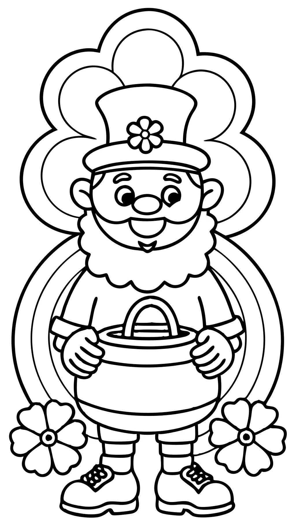 st. patrick’s coloring page